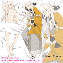 Горячие ВЕБ-Онлайн Игра Touken Ranbu Kogitsunemaru Аниме Мужской Наволочки декоративные Обниматься Тела Наволочка 2024 - купить недорого