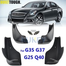 Car Mudflaps For Infiniti V36 G25 G35 G37 Q40 2007 - 2015 Mud Flaps Splash Guards Mudguards Flap Front Rear 2010 2011 2012 2013 2024 - buy cheap