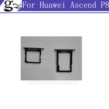 Оригинальный серебристый лоток для SIM-карты для Huawei Ascend P8 лоток для SD-карты держатель для SIM-карты выдвижной ящик для SIM-карты Бесплатная доставка 2024 - купить недорого