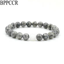 BPPCCR Black White Marble Stone Distance Bracelets Women Men Strand Energy Bracelets & Bangles Lovers Gifts Valentine's Day 2024 - buy cheap