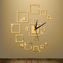 3D настенные часы Spiegel DIY настенные часы декоративные настенные часы современный дизайн наклейка Horloge Murale дизайн современный 2024 - купить недорого