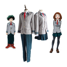 Disfraz de Midoriya, uniforme escolar de My Hero Academia, Midoriya, Izuku, Bakugou, Katsuki, OCHACO, URARAKA 2024 - compra barato