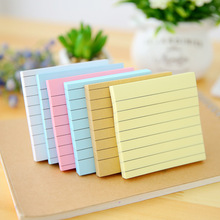 1 PCS Soild Color Memo Pad N Times Sticky Notes Notebook Student Sticky DIY Office Supplies Notepad School 2024 - buy cheap