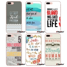 Freedom Life Bible Quote Lord Spirit Chervron TPU Case For Apple iPhone X 4 4S 5 5S SE 5C 6 6S 7 8 Plus 6sPlus 6Plus 7plus 8plus 2024 - buy cheap