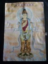 Chinese Antique collection the Thangka embroidery buddha diagram 2024 - buy cheap