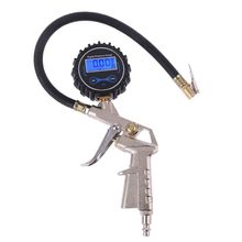 Digital Tire Inflator with Pressure Gauge , Hose and Chuck Clip for Car Van Truck Motorcycle Bike 2024 - buy cheap
