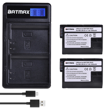 2 шт. EN-EL15 EN EL15 ENEL15 EL15A Bateria + LCD двойное USB зарядное устройство для Nikon D600 D610 D600E D800 D800E D810 D7000 D7100 d750 V1 2024 - купить недорого