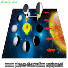 April Du Children Creative Kid Scientific Toys Puzzle science toy diy assembled moon phase cause scientific experiment 2024 - buy cheap