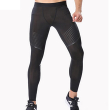 Mallas de compresión para hombre, pantalones elásticos con estampado para Fitness, gimnasio, correr 2024 - compra barato