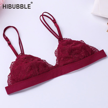 Retro Solid Thin Sexy Lace Bra Unpadded Bralette Wire Free Push Up Bra Lingerie Breathable Bras For Women Soutien Gorge bh 2018 2024 - buy cheap