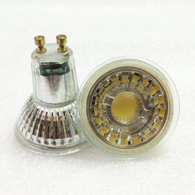 10pcs/lots 6W GU10 MR16 LED lamp AC 220V 12V Heat-resistant Glass Body 600-700LM LED Spotlight Bulbs light 2024 - buy cheap