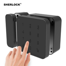 Sherlock-Cerradura electrónica inteligente con contraseña para puerta, bloqueo digital sin llave G1 para puerta de cristal, Bluetooth, control por aplicación de teléfono, para oficina y hogar 2024 - compra barato