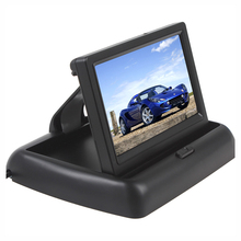 Car Monitor 4.3 inch TFT LCD screen Monitor flip display rearview camera 16:9 Screen Auto Rear View  Monitors 2024 - buy cheap
