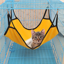 Durable Kitten Cat Hammock Comfortable Soft Hanging Fleece Pet Cage Hammock Bed Cat Cattery Mat  Cat   Window Hammock 2024 - buy cheap