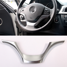 ABS cromado para marco de volante que, embellecedor de cubierta para BMW Serie 3, F30, F34, 320, 328, 2013, 2014, 2015, accesorios para coche 2024 - compra barato