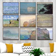 Home Decoration Art Wall Pictures Fro Living Room Poster Print Canvas Paintings French Claude Monet Seascape 2024 - buy cheap