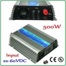 500W 30V/36V Grid Tie Inverter MPPT function Pure Sine Wave 190-260VAC or 90-140VAC output 60 72 CELLS  input on grid inverter 2024 - buy cheap