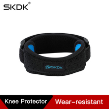 Skdk 1pc caminhadas correndo esportes ciclismo joelho suporte patela kneecap banda ajustável sílica gel joelho cinta respirável joelheiras 2024 - compre barato