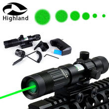 Tactical Hunting Adjustable Green Laser Sight Designator Flashlight Night Vision Illuminator Light w/Mount Base 2024 - buy cheap