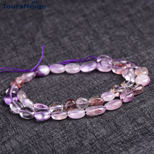 Wholesale Purple Hair Natural Crystal Bracelet Egg Face Beads Scattered Beads DIY Buddha Bead Necklace Jewelry Accessories 2024 - buy cheap