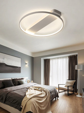 Скандинавская потолочная лампа, современный минималистичный светодиодный светильник для спальни, гостиной, креативные индивидуальные осветительные приборы для кабинета и коридора 2024 - купить недорого