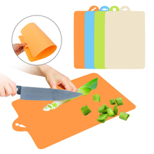 38*24cm Plastic Cutting Board Vegetable Meat Slice Chopping Block Cooking Tools Non-slip Hang Hole Kitchen Gadgets Tools 2024 - buy cheap