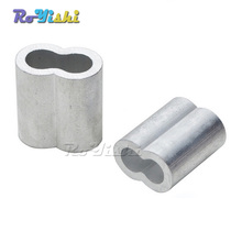 1000pcs/pack 4mm Aluminum Cable Crimps Sleeves Clip Fittings Loop Sleeve 2024 - buy cheap