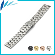Stainless Steel Watch Band 18mm 20mm 22mm 23mm 26mm for Seiko Folding Clasp Strap Quick Release Loop Belt Bracelet Black Silver 2024 - buy cheap