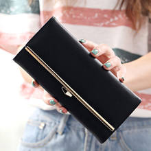 Women Purse Wallets PU Leather Brand Designer Luxury Hasp Long Wallet Women Wallets Female Ladies Simple 2018 Fashion Clutch Bag 2024 - buy cheap