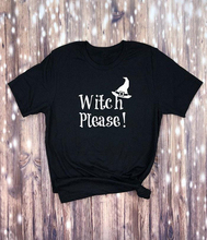 Женская футболка с принтом ведьмы пожалуйста, модная смешная футболка со слоганом, гранж, tumblr, хлопковые футболки на Хэллоуин, графическая цитата, эстетические топы, художественная вечевечерние 2024 - купить недорого