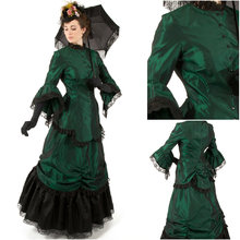 Платье в викторианском стиле, 1860 s, платье для гражданских войн, платье Скарлетт, театральный костюм в стиле «Ренессанс», платье V-450 2024 - купить недорого