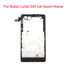 JPFix для Nokia Lumia 540 ЖК-дисплей кодирующий преобразователь сенсорного экрана в сборе запасные части с рамкой 2024 - купить недорого