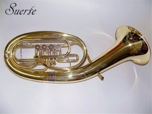 Музыкальные инструменты, рожковый ключ Bb с 4 клапанами, баритон с чехлом и мундштуком 2024 - купить недорого