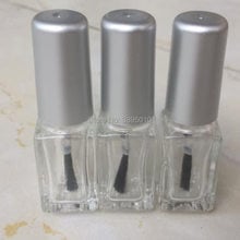 5ml Empty Glass Nail Polish Bottle Transparent With A Lid Brush Empty Cosmetic Square Nail Oil Glass Bottles Containers F1135 2024 - buy cheap