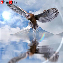 Full square 5D DIY diamond painting cross stitch animal owl diamond embroidery diamond mosaic rhinestone home decoration ZWQ 2024 - buy cheap