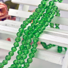 Wholesale 3A Quality Green Crystal Faceted Beads 8mm Glass Loose Spacer Beads Fashion Jewelry Accessories DIY Beads 715pcs/lot 2024 - buy cheap