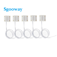 Free shipping Sgooway home alarm system magnetic wired Door Sensor 2024 - buy cheap