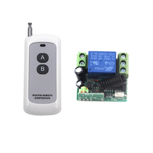 12v 1ch interruptor de controle remoto sem fio 1 receptor com 1 transmissor interruptor liga/desliga 315/433mhz sku: 5356