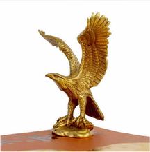 Estatua de cobre China estatua de bronce latón águila/halcón figura figurita 4,5 "de alto 2024 - compra barato