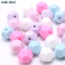 MHS.SUN 50Pcs Food Grade Silicone Beads For Baby Infants Chewable Teething Necklace Toy DIY Nursing Silicone Jewelry Hand Making 2024 - buy cheap