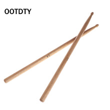 OOTDTY 1Pair 5A Oak Wood Durable Drumstick Kid Jazz Drum Sticks Electronic Drums Stick 2024 - buy cheap