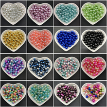 4mm 6mm 8mm 10mm No Hole Imitation Pearls Acrylic Beads Round Pearl Spacer Loose Beads For Jewelry Making 2024 - buy cheap