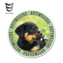 EARLFAMILY 13cm x 13cm Funny Rottweiler Puppy Dog Sticker for Helmet Bumper Caravan Laptop Book Car Styling Decal Car Sticker 2024 - buy cheap