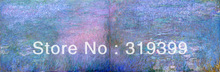 Claude-pintura al óleo de Monet, lienzo de lino, estanque de lirios de agua 1926,100% hecho a mano, envío gratis, calidad de museo 2024 - compra barato