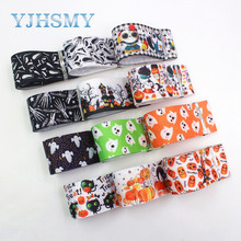 YJHSMY I-19720-1644,38mm,10yards Halloween series Cartoon grosgrain ribbons,bow cap accessories and decorations,DIY materials 2024 - buy cheap