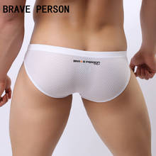 New Hot Men Sexy Low Rise Panties Mens Mesh Bikini Underwear Penis Briefs Men Gay Brief Breathable Nylon Underpants Men 2024 - buy cheap