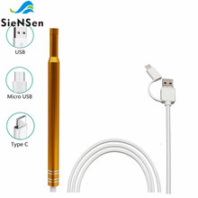 SienSen 3 em 1 HD Otoscópio Ferramenta de Limpeza Da Orelha Ouvido Otoscópio Digitais Colher Suporte Android/Mesa/Windows PC câmera ER-001/002 2024 - compre barato