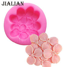 3D flower Handmade soap silicone molds ,silica gel mould,silicon candle mold Wedding party baking tools T0807 2024 - buy cheap