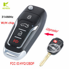 KEYECU 314MHz with H chip Upgraded Flip Remote Car Key Fob for Toyota RAV4 Tacoma 2014-2016 /Scion xB 2013-2015 FCC ID: HYQ12BDP 2024 - buy cheap