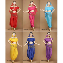 New Girls Belly Dance Outfits Indian Dance Belly Dancing Clothing Adult Female Sequins Tassels Headwear Pants Women Costume Set 2024 - buy cheap